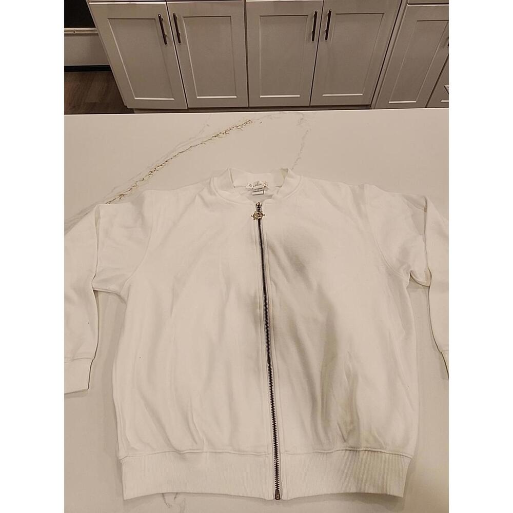 Tara Vanessa White/  Gold Details, Size M